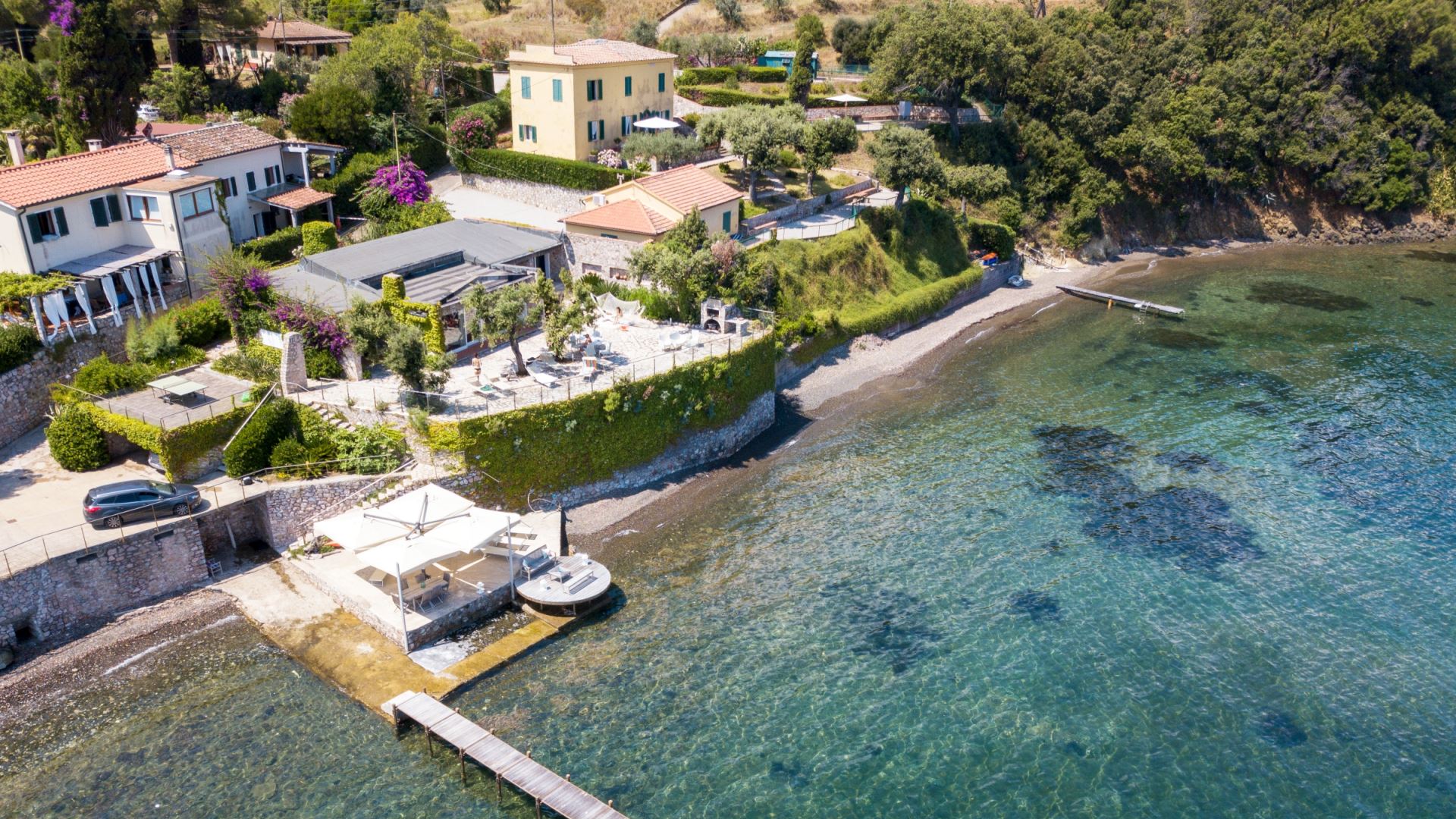 Villa Terraza sull’Elba.-Privat villa ved vannkanten i Toscana. Luksus. LaBellaVita La Bella Vita